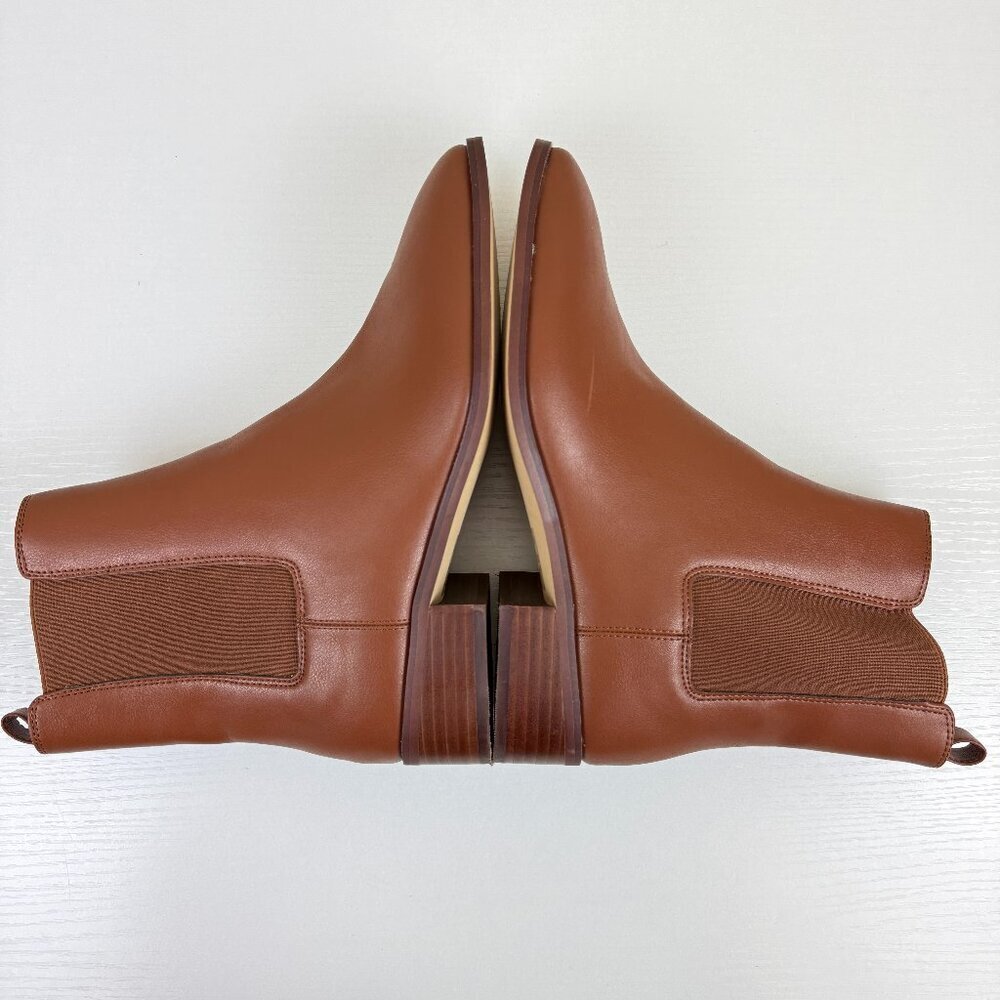 EUC J. Crew Brown Pull On Chelsea Boots - Picture 6 of 11